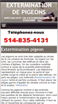 Mobile Screenshot of exterminationpigeon.com